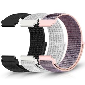 3 Pack Loop Nylon Bands Compatible with Fitpolo IDW19/ IDW13 Smart Watch , Soft Sports 22mm Straps for ID208 Plus/ IDW19/ IDW16/ IDW13/ Veryfit IDW19/ ENOMIR IDW19/ MILOUZ IDW19/ Gydom IDW19/ Faweio IDW19/ Hoowel IDW19/ Amzhero IDW19/ TOOBUR IDW19/ Tensky IDW19/ WNH I