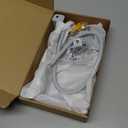 Godboat CPAP Wall Mount Shelf for Resmed Airsense 11 Machine - 180° Swivel CPAP Hose Holder, 90° Rotating Hanger with 2 Hooks for Tube Organizer Mask Stand [Tangle-Free], Bedside Bed Room Decor/Silver