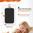 2 x Paw Print Kit for Dogs, Inkless Clean Touch 3.14.9 in, Dog Nose Print Kit with Ink Pad, Frames and Stickers, Mess-Free for Cats Puppies Kittens Memorial (Black)