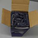 MIULEE Pack of 2 Decorative Burlap Linen Throw Pillow Covers Modern Farmhouse Vintage Pillowcase Rustic Woven Textured Cushion Cover for Sofa Couch Bed 22x22 Inch Blue