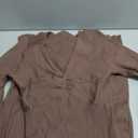 RAISECOM Womens Ribbed Knit Maxi Dresses Long Sleeve V Neck Casual Sweater Dress Bodycon Midi Dress (Brown), XL