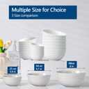 Homestockplus Non Ceramic 68 Oz Salad Bowls,Large Serving Bowls 6 Pcs Unbreakable Ramen Bowl for Salad,Soup,Ramen,Noodle,Oatmeal,Snack Apply to Kitchen, Freezer,Dishwasher & Microwave Safe