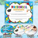 3 x JAPBOR Preschool Graduation Certificates for Kids - 30PCS Preschool Diploma Certificate Paper, Kindergarten Awards Diploma of Achievement for Printing, End of Year Student Reward Gifts School Supplies