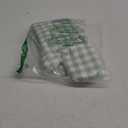 KitchenAid Gingham Oven Mitt 2-Pack Set, Pistachio, 7"x13"