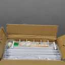 HOMIDEC Shoe Rack, 6 Tier Shoe Storage Cabinet 24 Pair Plastic Shoe Shelves Organizer for Closet Hallway Bedroom Entryway (White)