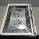 COGOOD Farmhouse Barn Door Mirror - 41" x 26" Rustic Wood Framed Wall Mirror for Bathroom, Living Room, Entryway Wall Decor (Black)