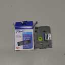 Brother Genuine P-Touch TZe White Print on Black Label Tape (TZe345), Laminated, 3/ 4in x 26.2ft (18mm x 8m), for Select P-Touch Label Makers, Durable, Water-Resistant, Indoor/ Outdoor Use