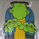 Fun Express Green Monster Face Yard Sign - Monster Inflatable Outdoor Decoration - Monster Birthday Party or Baby Shower Yard Signs - Lights for Holiday, Garden, Lawn Party Decor Outside