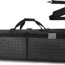 DBTAC Urban Classic Tactical Double Long Gun Bag Soft Rifle Case Pistol Transportation Case w/Backpack Strap for Range Shooting Outdoor Hunting | 32" 36" 42" 48"