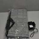 Seat Cushion, Full Back and Seat Cover, Office Chair Pad for Winter Gift (Light Gray)