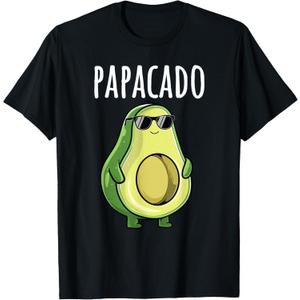 Pregnancy Announcement Shirts Men Dad Funny Papacado T-Shirt, M