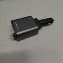 LISEN Retractable Car Charger, for Valentines Day Gifts for Him Her, 69W Cars Adapter USB C Fast Charger for iPhone 17 14 11, Car Accessories Gadgets for Men, Anniversary Birthday Gifts for Men Women (31.5 Inch, Grey)