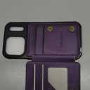 Vinich for iPhone 17 Pro Wallet Case with Card Holder, RFID Blocking Credit Slots Kickstand Shockproof Phone Cover Fit for iPhone 17 Pro 6.3" Purple