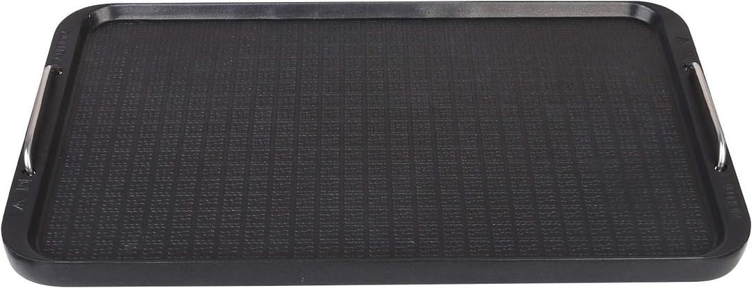 Flat Top Griddle for Stovetop, Non-Stick Griddle Grill Pan, Stove Top Grill, 14.96" x 8.66", Works with Power XL, Chefman, Carl Schmidt Sohn, Cusimax, Techwood Smokeless Grill, Aluminum, Dishwasher Safe