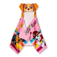 Paw Patrol Hooded Blanket for kids, 51x35in, Pink 