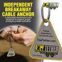 Trailer Independent Breakaway Cable Anchor Kit for Emergency Brake Activation, Dedicated Safety Attachment Point for Utility, Boat, RV and Horse Trailers, Built for Reliable Towing Safety