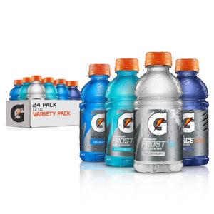 Gatorade Thirst Quencher, Frost Variety Pack 2.0, 12 Fl Oz (Pack of 24) Best By: 07/23/2023