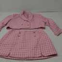 Cicy Bell Womens Cropped Tweed Blazer Sets 2 Piece Outfits and Mini Skirt Sets Business Casual Suits XXL