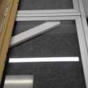 Enclosed Bulletin Board with Locking Door, Outdoor Bulletin Board Weatherproof, Lockable Display Case for Home, Office, and Community Use(31.5" L x 43.3" W Gray)