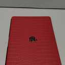 Funut for MacBook Air 13 Inch Case 2021 2020 2019 2018 Release M1 A2337 A2179 A1932 Touch ID, MacBook Air M1 Cover Crocodile Leather Laptop Hard Shell & Keyboard Cover for Mac Air 13 Inch, Red