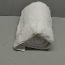 SHACOS Soft Fluffy Bathroom Runner Rugs 24"x60" Bath Rug Runners Non Slip Washable Absorbent Bath Mats Carpets Bathroom Floor Tub Double Sink Vanity Floor Mats, White 2'x5'