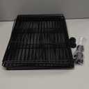 DIY Small Animal Playpen, Pet Playpen, Guinea Pig Cages, Rabbit Playpen, Dog Puppy Playpen, Indoor Metal Wire Yard Fence, 15 X 12 Inch, 12 Panels, Black