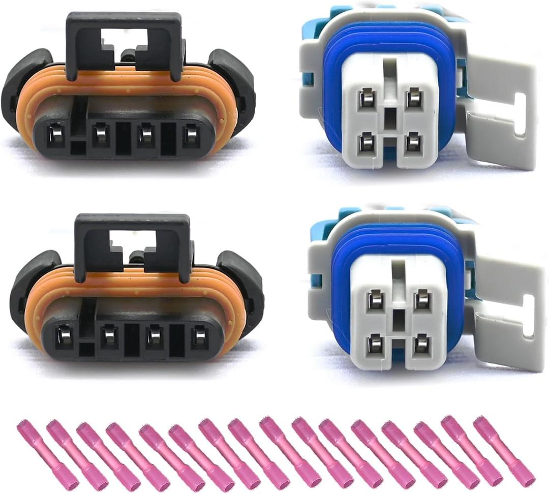4 Pcs 234-4012 234-4018 Oxygen Sensor O2 02 Sensor Connector Fit for Chevy Astro Beretta Blazer C1500 C2500 Suburban Express Silverado 1500 2500 3500 1993-2003 Replace# 2344012 SU187