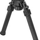 CVLIFE Bipod for Shooting and Hunting,Rifle Bipod Sling Mounting Bipod for Rifle Made of Lightweight High-Strength Polymer (7.5-10.6'', Black)