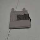 Surblue Bedside Caddy Hanging Bed Organizer Storage Bag Pocket for Bunk and Hospital Beds, College Dorm Rooms Baby Bed Rails, Camp (8 Pockets),Gray (Large)