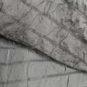 HYMOKEGE Queen Comforter Set Seersucker 7 Pieces, All Season Luxury Bed in a Bag for Bedroom, Bedding Set with Comforters, Sheets, Pillowcases & Shams, Dark Grey
