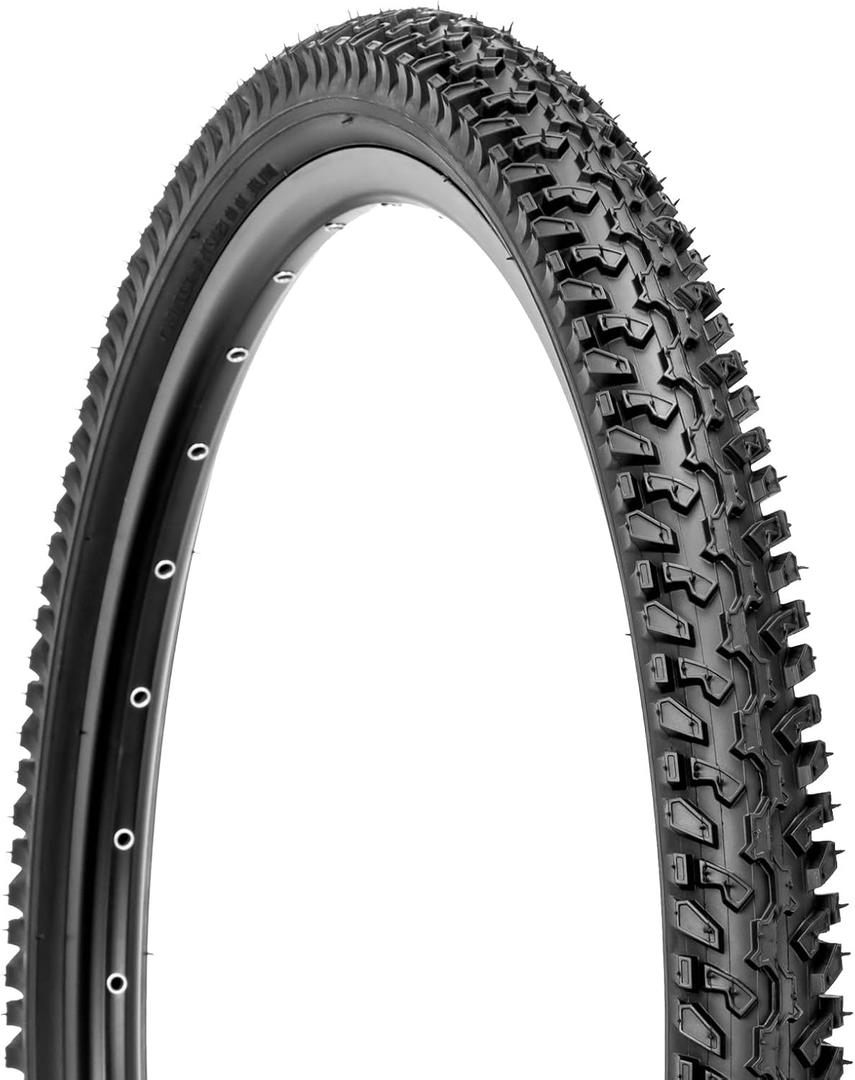 Hycline Mountain Bike Replacement Tire: 26x2.125 inch (56-559mm) Premium Butyl Rubber Puncture-Resistant Folding Bicycle Tire Compatible with MTB Off-Road Bike