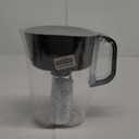 Brita Small 6 Cup Water Filter Pitcher, 1 BritaPlus Filter, Metro, Black (Package May Vary)