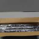 Industrial Pipe Shelf Brackets 12-Inch, Black Floating Shelf Bracket Heavy Duty Decorative Rustic Shelving Hardware, 6 Pack