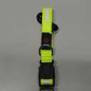 Vizpet LED Dog Collar, Light Up Dog Collar Adjustable USB Rechargeable Super Bright Safety Light Glowing Collars for Dogs(Medium,Green) (Medium[14.96-19.68 inch/38-50cm])