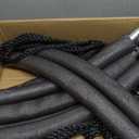 48 inch Tree Swing, Larger Saucer Flying Swing for Whole Family, 900lbs Weight Capacity, with Adjustable Hanging Straps, for Outdoor Backyard, Gifts for Kids, Black