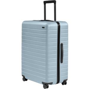 Away Large Checked Luggage, 29-inch Lightweight Hardside Spinner Suitcase | Lightweight & Durable Suitcase, 360° Spinner Wheels, Compression System, TSA-Approved Lock, Sky Blue