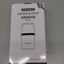 Secura Electric Coffee Grinder and Spice Grinder with 2 Stainless Steel Blades Removable Bowls