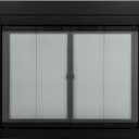 Pleasant Hearth AT-1001 1111 fireplace screen, Black Medium