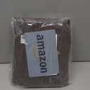 BTTN Fabric Shower Curtain, Linen Textured Heavy Duty Polyester Cloth Shower Curtain Set with Plastic Hooks, Brown, 72x84