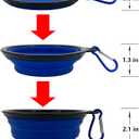 Collapsible Dog Bowl, 6 Pack, Portable, Safe, Reusable, Suitable for Indoor and Outdoor Use