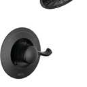 Delta 144897 Esato Monitor 14 Series Single Function Pressure Balanced Tub and Shower with 5 Setting Shower Head and Included Rough-In Valve - Matte Black