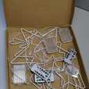 3 Pcs Christmas Window Lights, Battery Powered Star&Reindeer&Tree Lights with Timer Function, 135 LEDs Hanging Christmas Window Decorations Light for Holiday Fireplace Tree Window Indoor Outdoor Dcor