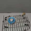 Sink Protectors for Kitchen Sink, Sink Grate Grid for Bottom of Sink, Metal Sink Rack, Bottom Basin Rack, Stainless Steel, 28" x 15"