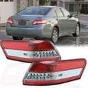 Rear Tail Light Brake Lamp Driver Left Side and Passenger Right Side Compatible with 2010-2011 Toyota Camry 8155006340 8156006340