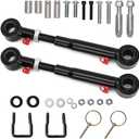 HY-SPEED Adjustable Front Sway bar Quicker Disconnect System Compatible with 1998-2006 Wrangler TJ 1984-2001 Cherokee XJ with 2.5" - 6" Lifts Replace Quicker Disconnect SwayBar links