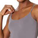 Amazon Essentials Women's Slim-Fit Camisole for Layering and Everyday Wear, Pack of 4