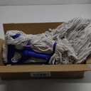 Loop-End String Mop Heavy Duty Commercial Industrial Mops with 2 Extra Mop Heads Replacement, 59 Inch Cotton Wet Mop for Floor Cleaning Blue