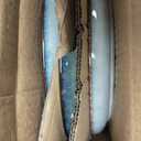 KINGSTONE Dinnerware Set for 6, Red Reactive Glaze Plates and Bowls Sets
