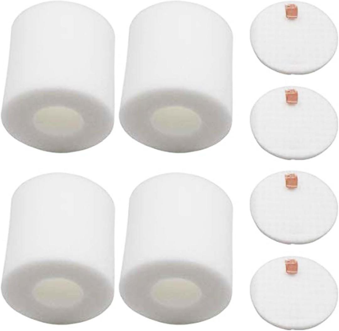 AirClean 4 Pack 3.7" High Replacement Base Pre-Motor Foam Filters Compatible with Shark IQ Robot Vacuum R101AE RV1001AE UR1005AE Self-Empty Base