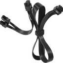 CPU Cable for Seasonic, 18AWG 70CM Male to Male PSU 8 Pin to 8 & 4+4 Pin CPU Power Cable for ASUS Modular Power Supply (27 inches)